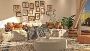 bohemian living room